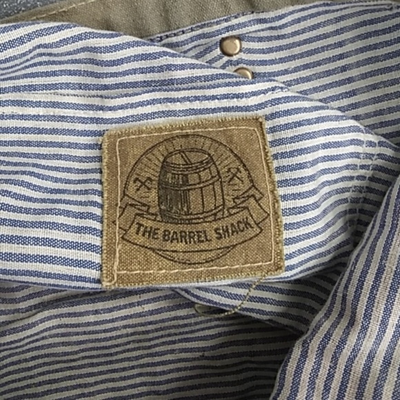 The Barrel Shack Tote/Purse With Leather Detail - Picture 4 of 4